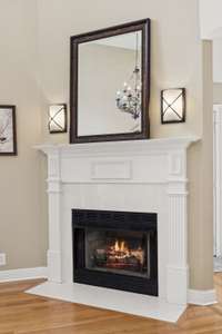 A beautifully crafted fireplace with a classic mantle. 2640 Chesterfield Ct. Murfreesboro, TN 37129