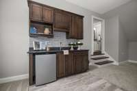 Don't feel like running back downstairs?  Utilize this great wet bar area while enjoying the spacious 2nd floor bonus room.