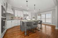 It's a bit easier to do meal prep when you have a gorgeous kitchen like this!