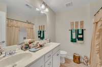 BATHROOM ON SECOND LEVEL WITH DOUBLE VANITIES