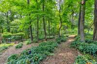PATHWAYS AND GARDEN SPACES.