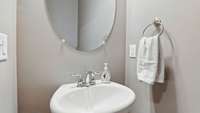 Half bath downstairs
