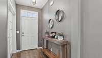 Beautiful foyer to welcome guests!