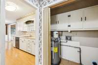 Adjacent to the kitchen is the utility room with covered cabinet storage! 101 Bane Dr.  Smyrna, TN 37167