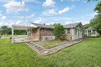 An adorable stone path winds its way to a charming gazebo! 101 Bane Dr.  Smyrna, TN 37167