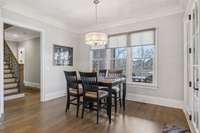 Large Informal Dining Area or Breakfast Nook Open to Kitchen