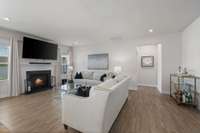Beautiful Gas Fireplace