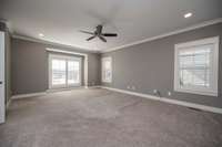 Room for all of your primary bedroom furniture!