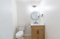 Powder bath on first floor