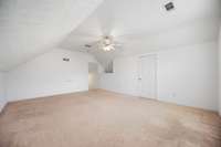 Huge Bonus Room over garage