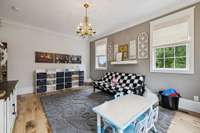 Addtional bedroom or play room right off the living room!