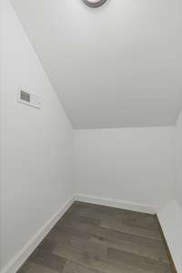 This is a mini room with no closets, excellent for a prayer meeting, or maybe an excellent area for a Sewing Machine or just to do arts. Or use it for storage.