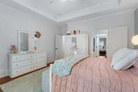 This additional bedroom provides a cozy retreat with plenty of space for personalization.