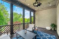 An additional outdoor area offers extra space for relaxation, dining, or entertaining!