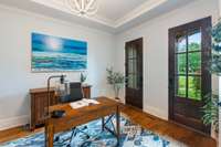 Natural light spills in allowing you to feel refreshed while sitting at your desk.