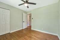 It has a large closet as well.