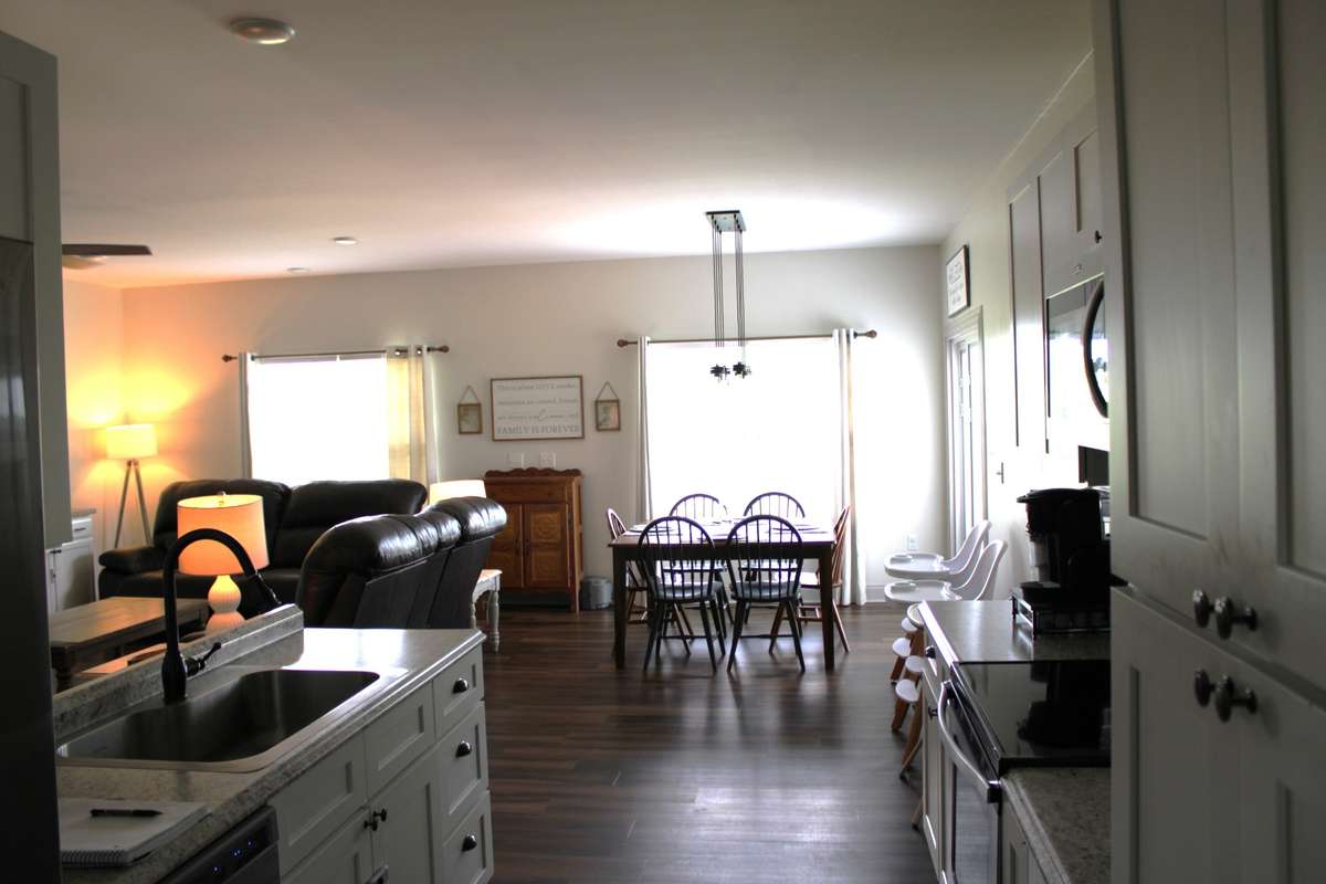 Kitchen with dining.