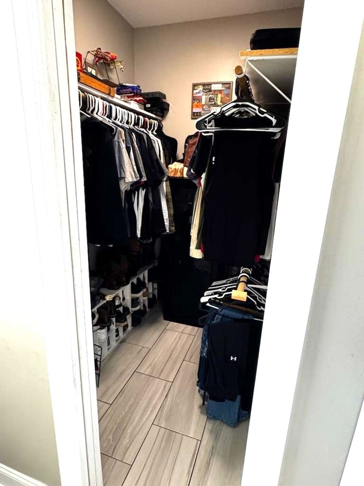 Walk-In Closet in Primary Bath