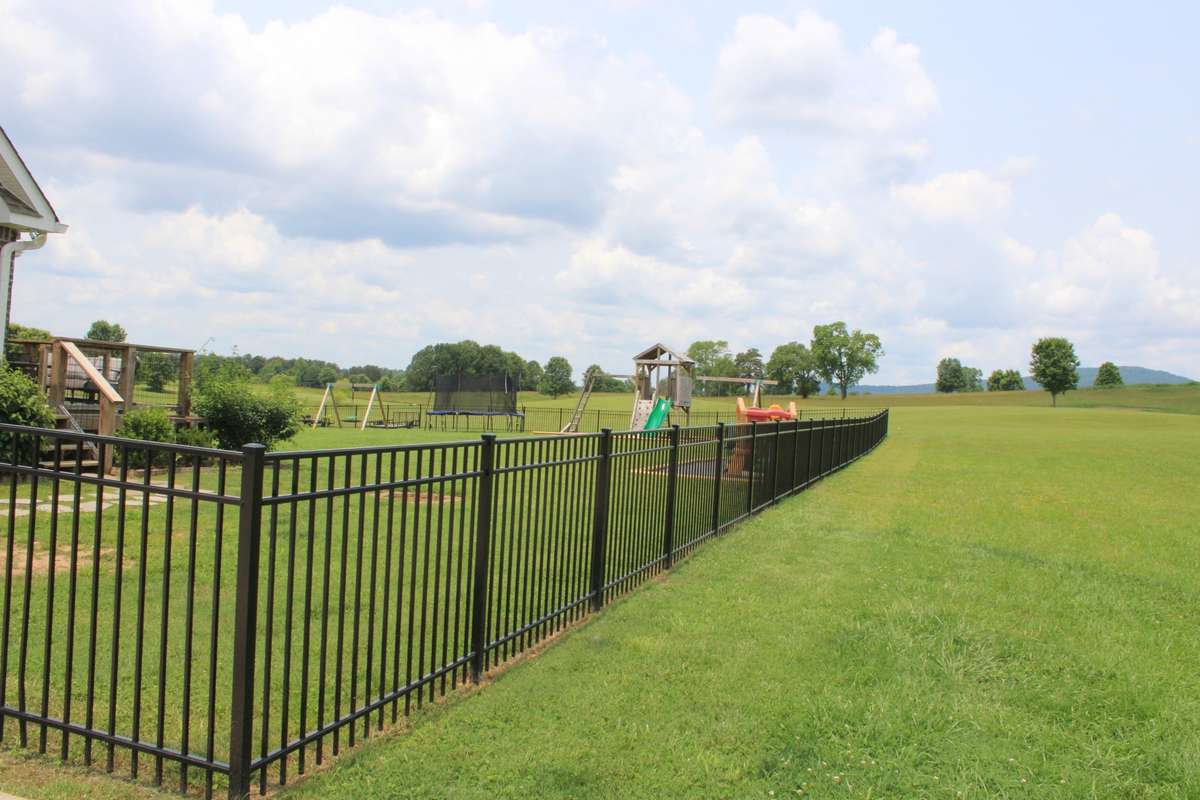 Back yard fencing