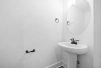 Half bath on main level