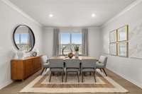 Photos are of model home located in Melton Estates. Selections may vary.
