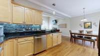 Kitchen, dining
