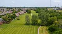 Flat neighborhood walking trails showing MJHS to South