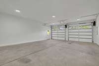 Two car garage.