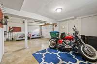 Tons of storage in your attached garage.