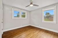 Natural light pours into Guest Bedroom number two.
