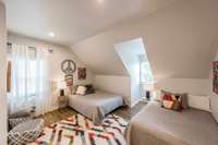 The current set up is sleepover, bonus space for guests.