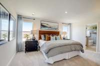 Primary room- The Picture is of a model.