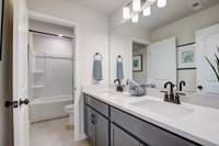 2nd full bathroom- The Picture is of a model.
