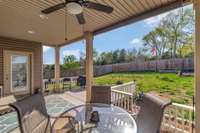 Large Covered Patio for The Moring Coffee or Those Relaxing evenings to Enjoy The Sunset!