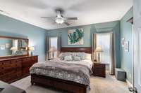 Primary Bedroom Suite with Large Walk-In Closet (Downstairs)