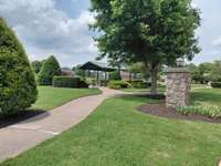 Picnic area in the community.
