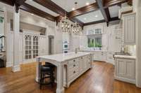 This beautiful kitchen is the perfect layout for a family and entertaining...