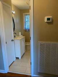 closet in bath for storage