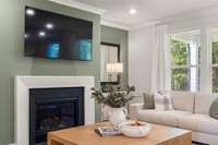 Not actual home.  Picture of Model Home in the Community