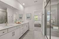 Not actual home.  Picture of Model Home in the Community