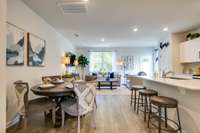 This is not of actual home, this is an end unit of our Model home