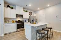 This is not of actual home, this is an end unit of our Model home
