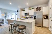 This is not of actual home, this is an end unit of our Model home