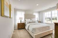 This is not of actual home, this is an end unit of our Model home