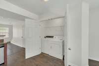 Washer and dryer remain