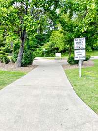 One of the entrances to the Greenway walking trail.