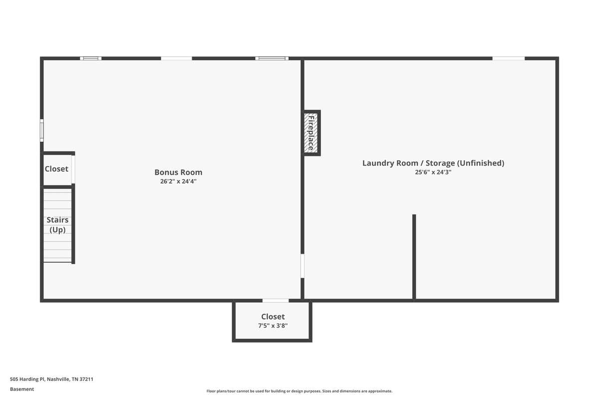 Large basement half fully finished and half unfinished!