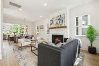 10' ceilings help to make this space airy and bright. Just bring your imagination.*This home is under construction.  Model home photos for representation, actual features and finishes may vary.