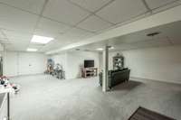 The door ahead leads to a huge unfinished space (not counted in the square footage).
