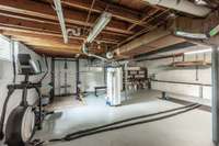 This is the additional space that isn't included in the square footage.